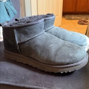 Black low cut Uggs